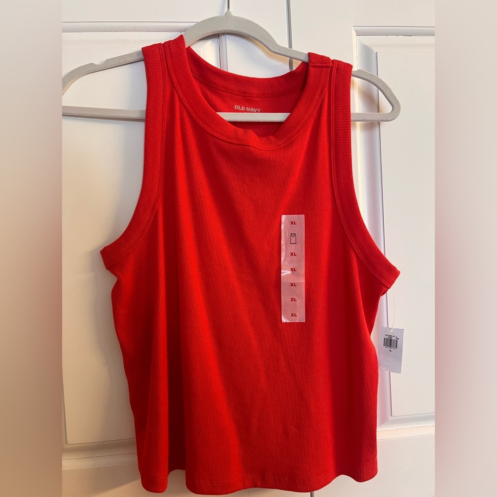 Old Navy Women's Red Tank Top